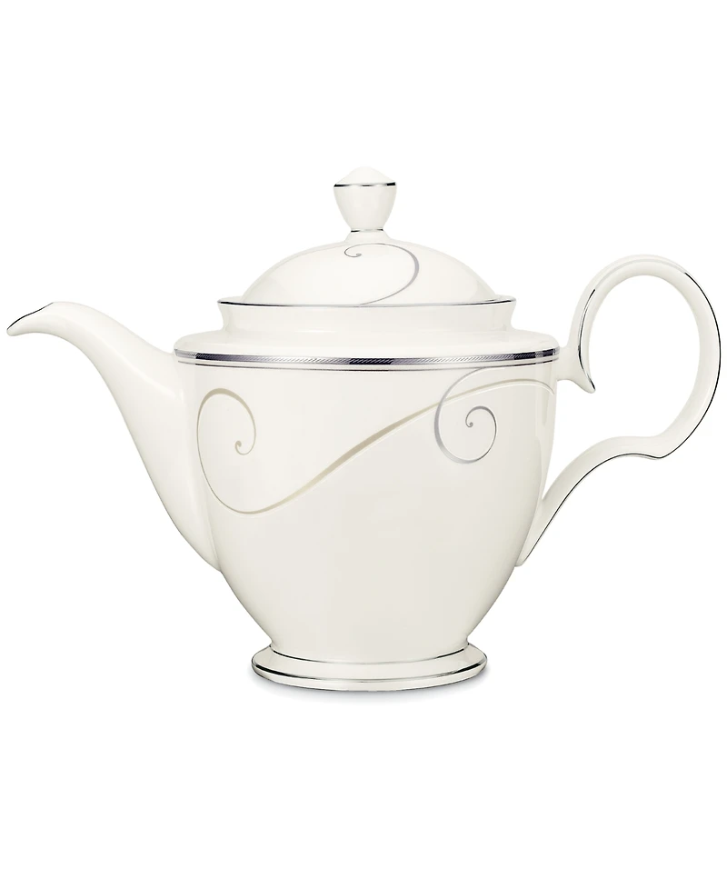 Noritake Dinnerware, Platinum Wave Coffee Pot