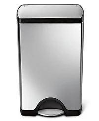 simplehuman 38 Liter Rectangular Step Kitchen Trash Can with Soft-Close Lid