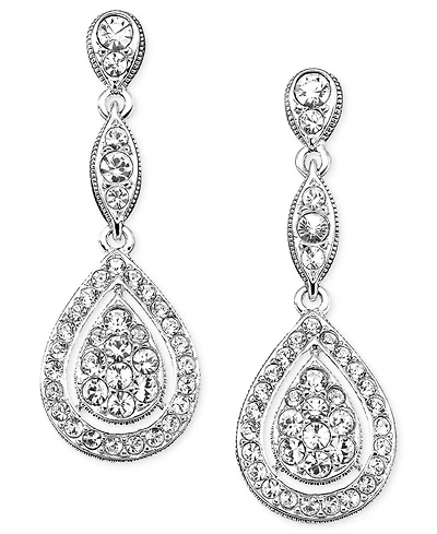 Eliot Danori Raindrop Crystal Earrings, Created for Macy's