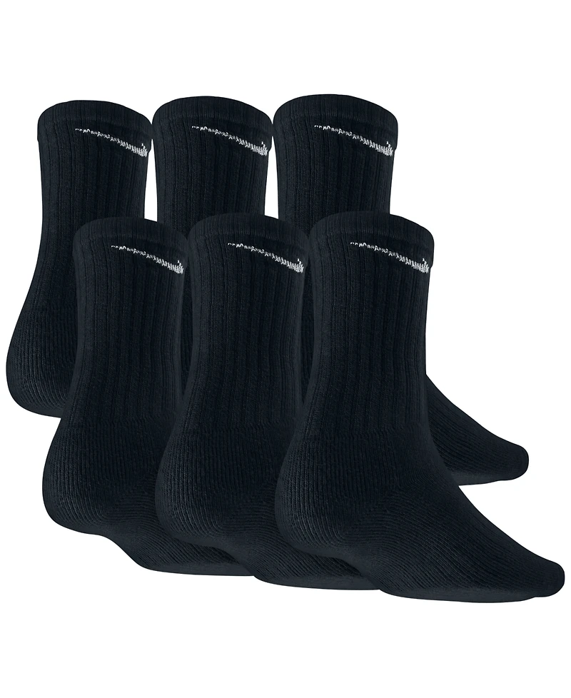 Nike Men's Cotton Crew Socks 6-Pack