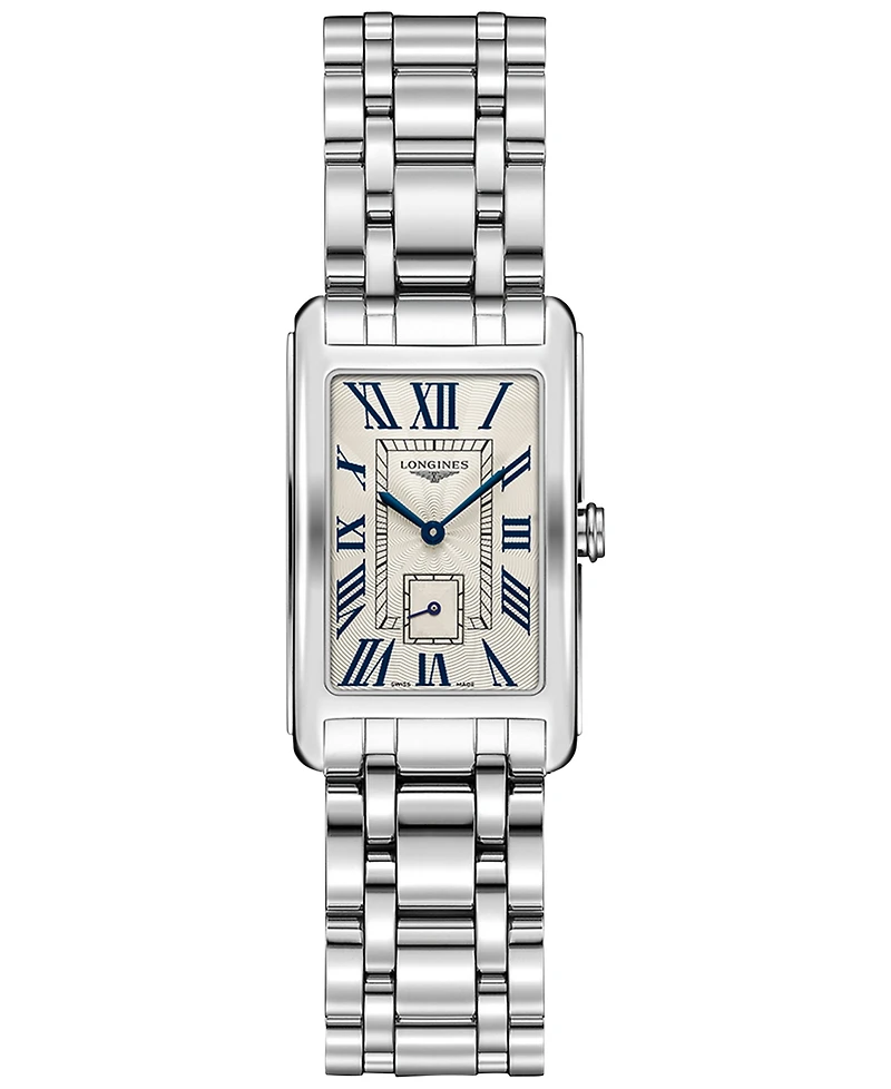 Longines Women's Swiss Dolcevita Stainless Steel Bracelet Watch 23x37mm L55124716