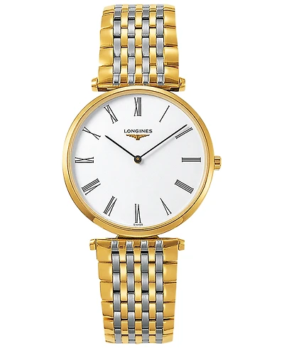 Longines Unisex Swiss La Grande Classique De Longines Two-Tone Stainless Steel Bracelet Watch 36mm L47552117