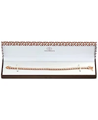 Giani Bernini Cubic Zirconia Boxed Tennis Bracelet 18k Rose Gold-Plated, Yellow Gold-Plated Sterling Silver and Silver, Created for Ma