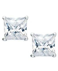 Giani Bernini Cubic Zirconia Square Stud Earrings (2 ct. t.w.) in 18k Gold over Sterling Silver, Created for Macy's