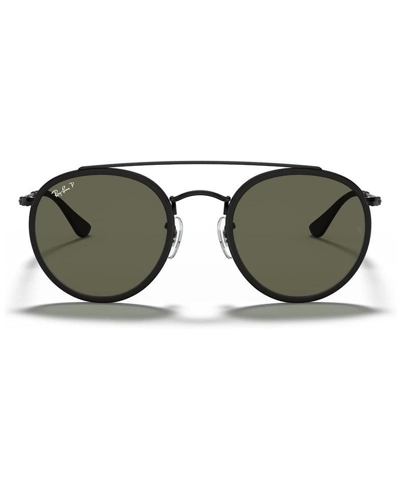 Ray-Ban Polarized Sunglasses , RB3647N Round Double Bridge