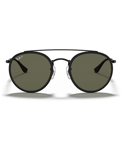 Ray-Ban Polarized Sunglasses , RB3647N Round Double Bridge