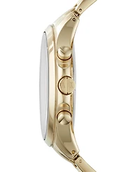 A|X Armani Exchange Men's Gold-Tone Stainless Steel Bracelet Watch 46mm AX2137