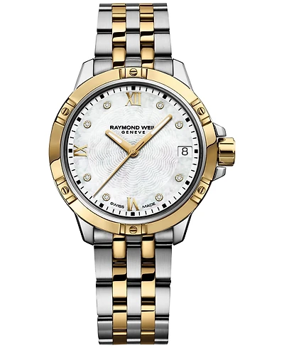 Raymond Weil Women's Swiss Tango Diamond-Accent Two-Tone Stainless Steel Bracelet Watch 30mm