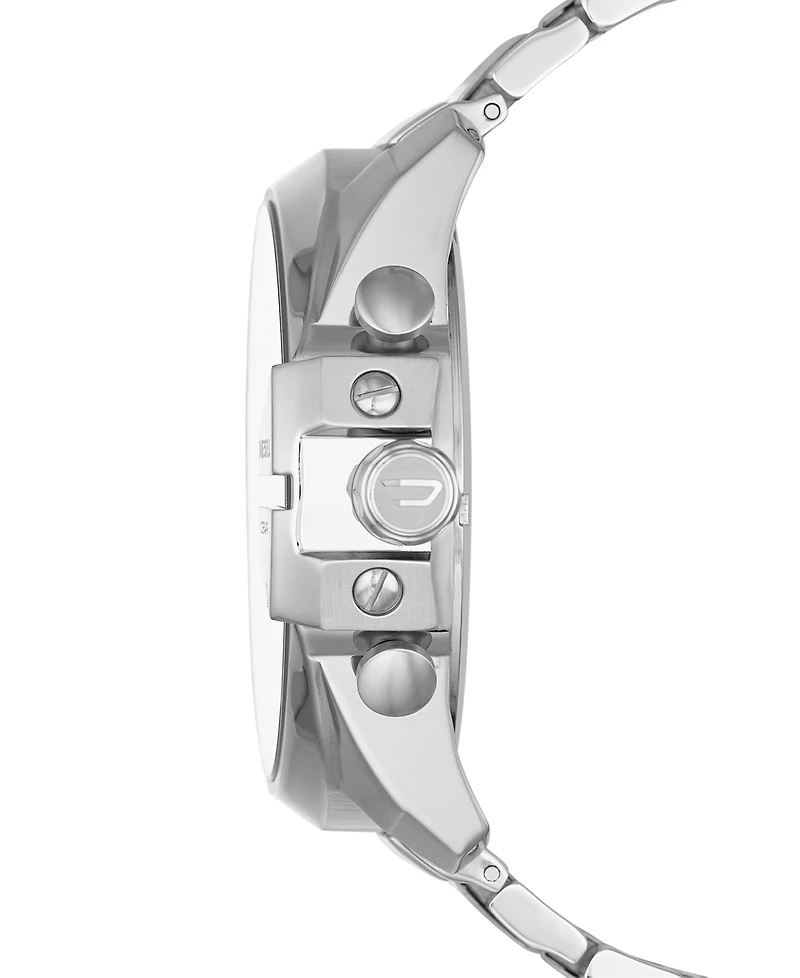 Diesel Men's Chronograph Mega Chief Stainless Steel Bracelet Watch 59x51mm DZ4308