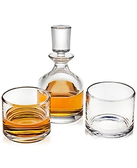 Godinger Duet Stackable Decanter with 2 Glasses