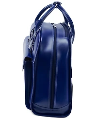 McKlein Edgebrook Leather Wheeled Laptop Briefcase