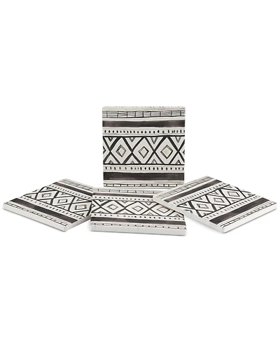 Thirstystone Tribal Echo Iii 4-Pc. Coaster Set