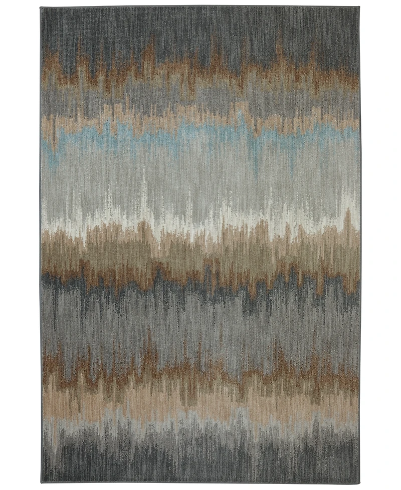 Closeout! Karastan Euphoria Cashel Abyss Blue 2'4" x 7'10" Runner Rug