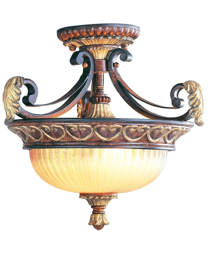 Livex Villa Verona Semi-Flush Light
