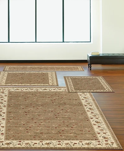 Closeout! Km Home Florence Floral 4-Pc. Rug Set
