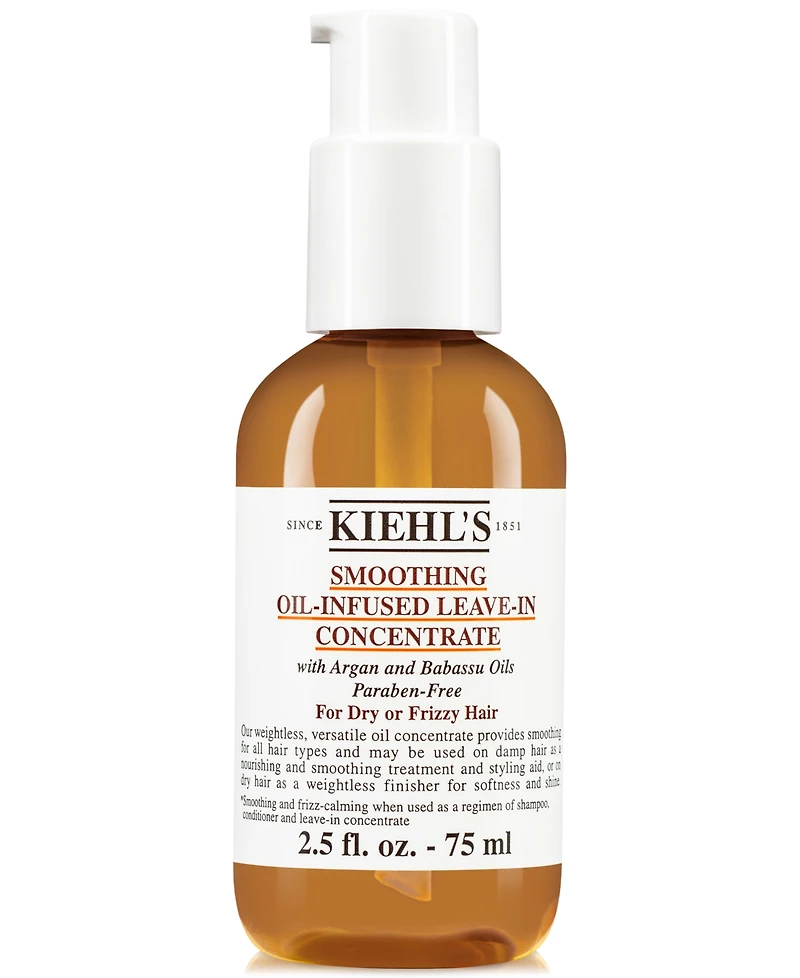 Kiehl's Since 1851 Smoothing Oil-Infused Leave-In Concentrate, 2.5-oz.