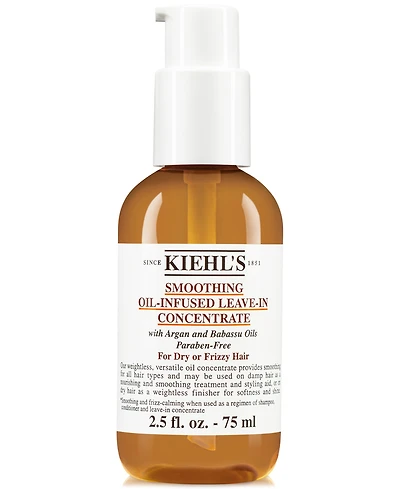 Kiehl's Since 1851 Smoothing Oil-Infused Leave-In Concentrate, 2.5-oz.