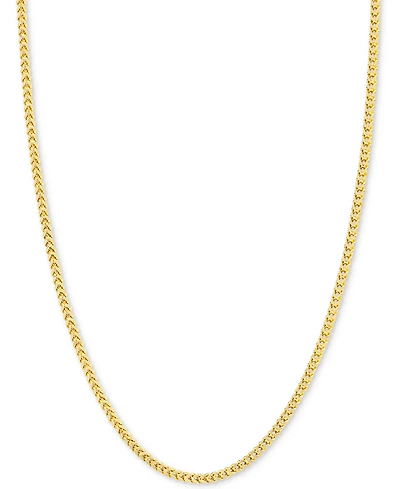 24" Franco Chain Necklace (1-7/8mm) in 14k Gold