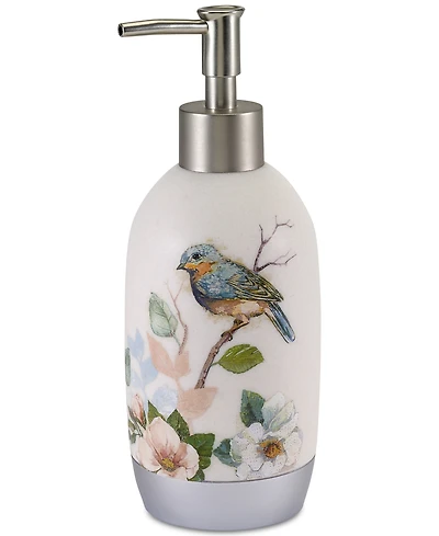 Avanti Love Nest Bird Motif Resin Soap/Lotion Dispenser