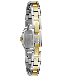 Caravelle Designed by Bulova Women's Two-Tone Stainless Steel Bracelet Watch 18x24mm