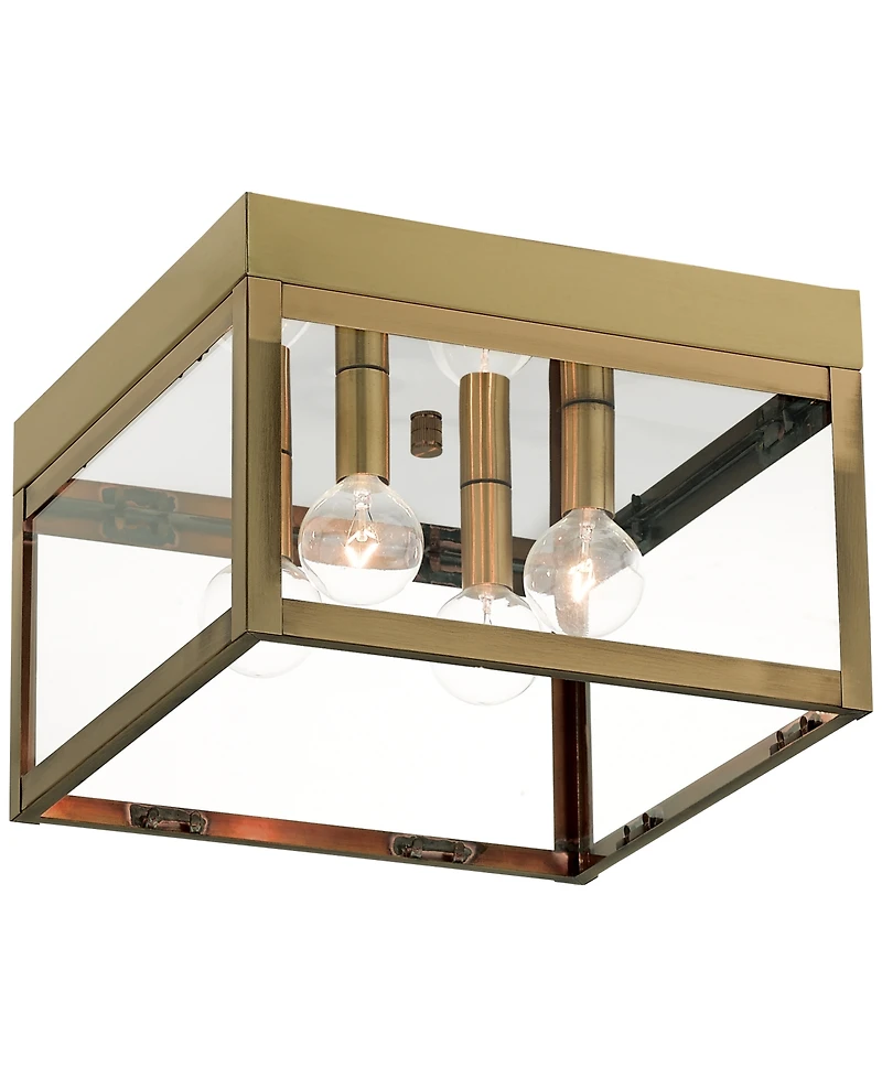 Livex Nyack 4-Light Flush Mount