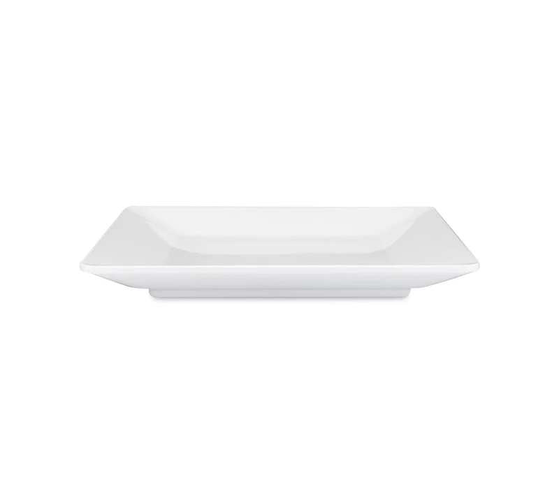 Q Squared Diamond Square 7.25" Melamine Salad Plates, Set Of 4