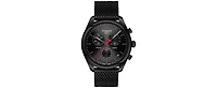 Tissot Men's Swiss Chronograph T-Classic Pr 100 Black Pvd Stainless Steel Mesh Bracelet Watch 41mm