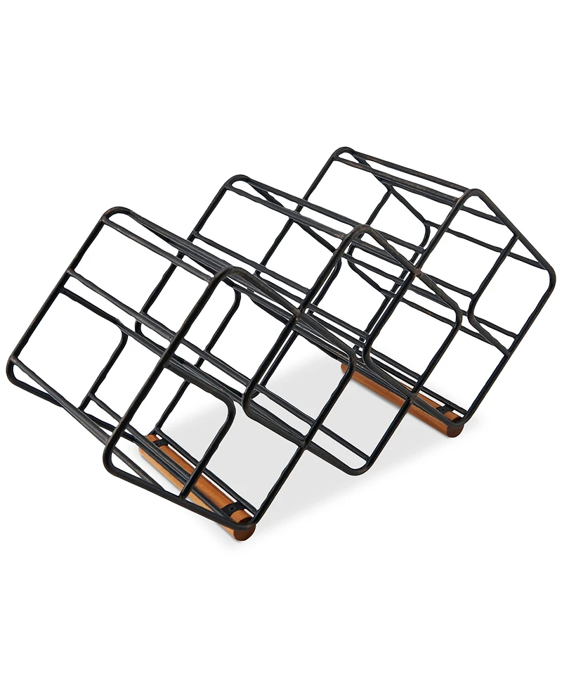Gourmet Basics By Mikasa 12 Bottle Stackable Wine Rack