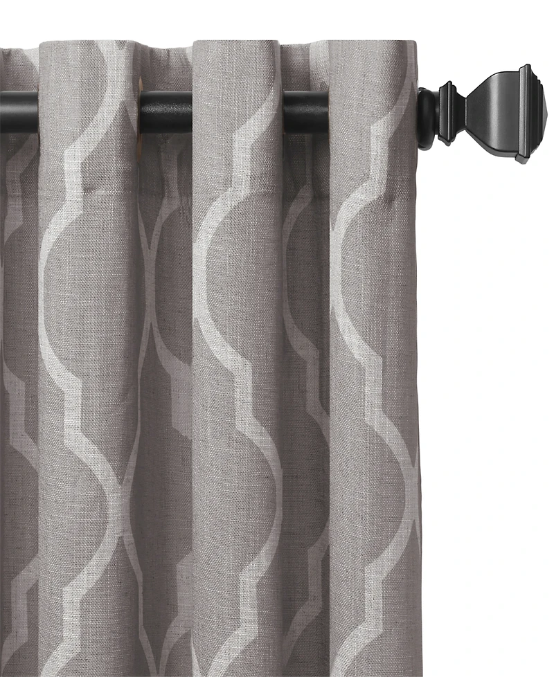 Elrene Home Fashions Medalia Geometric Window Curtain Panel