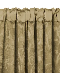 Elrene Home Fashions Mia Jacquard Scroll Blackout Window Curtain