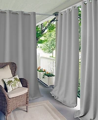 Elrene Home Fashions Connor Solid Indoor/Outdoor Window Curtain