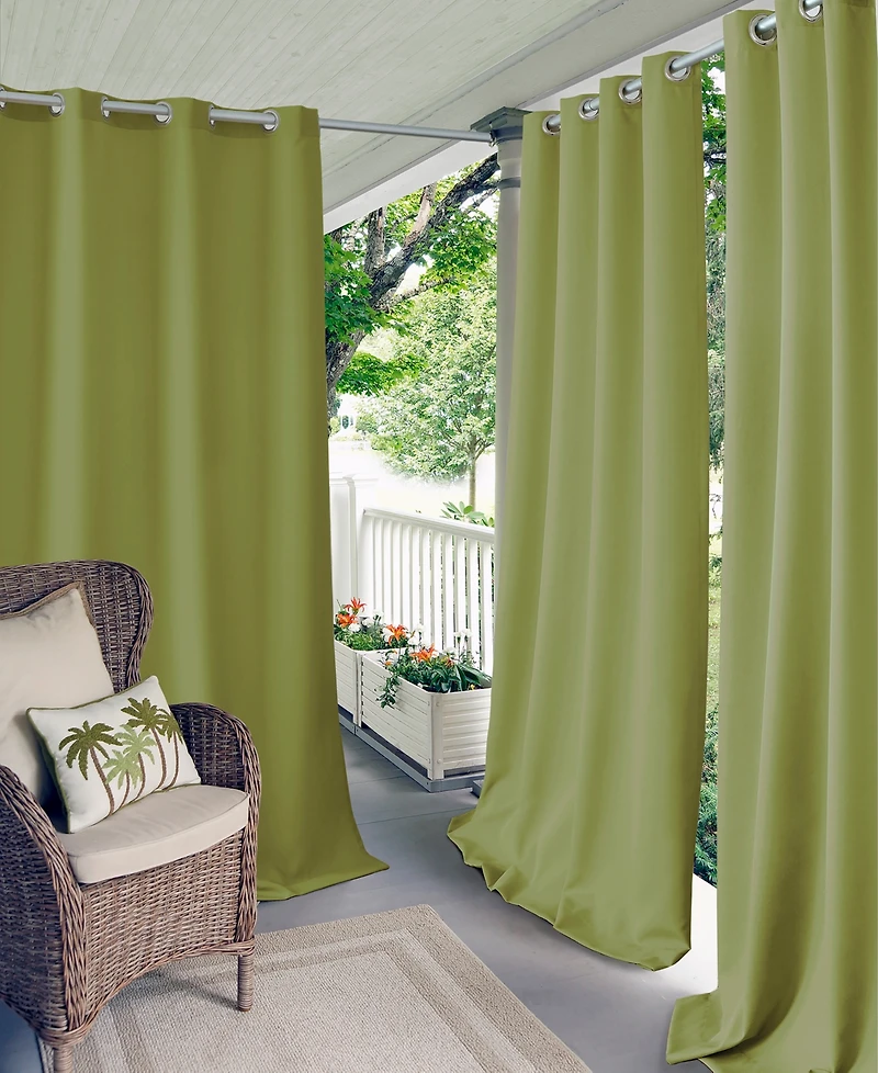 Elrene Home Fashions Connor Solid Indoor Outdoor Window Curtain