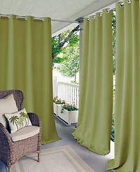 Elrene Home Fashions Connor Solid Indoor Outdoor Window Curtain