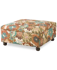 Charlotte Cocktail Ottoman, Quick Ship