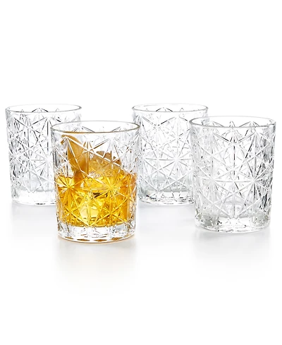 Bormioli Rocco Lounge Double Old Fashioned Glasses, Set of 4