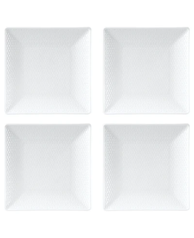 Wedgwood Gio Square Mini Plates, Set Of 4