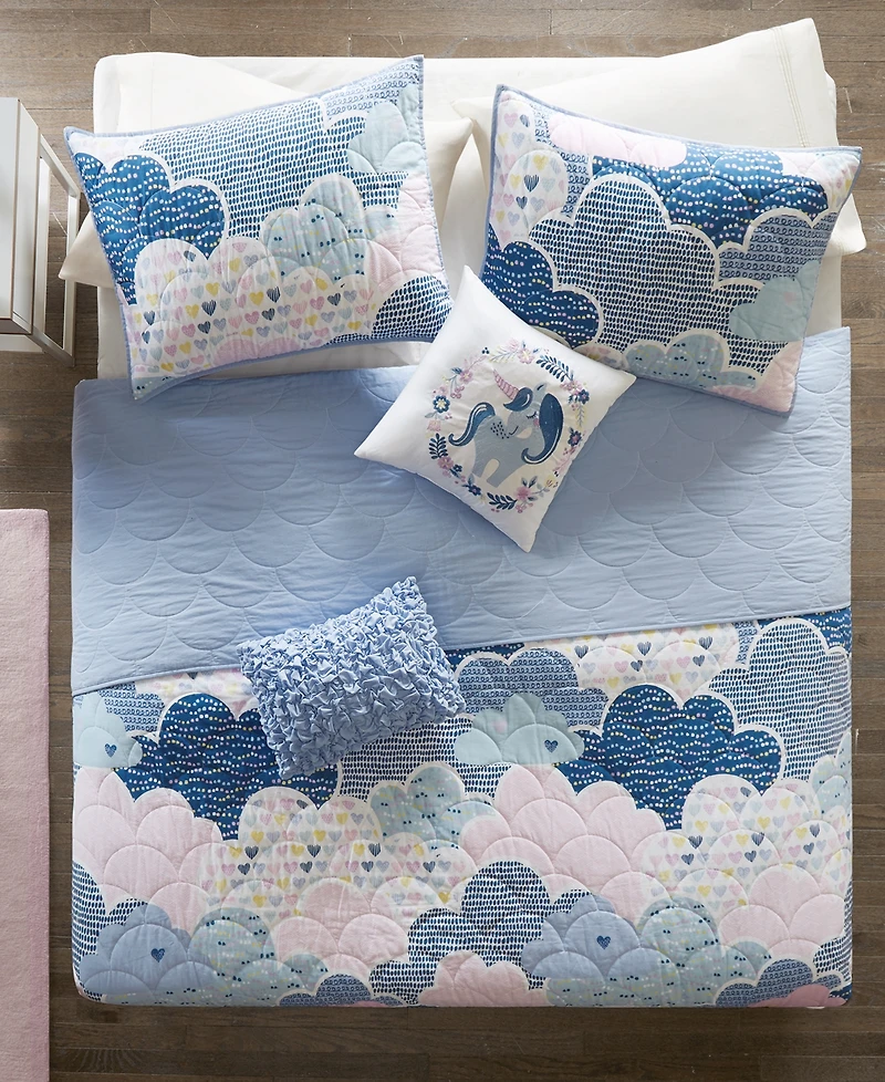 Intelligent Design Cloud 4-Pc. Quilt Set, Twin/Twin Xl