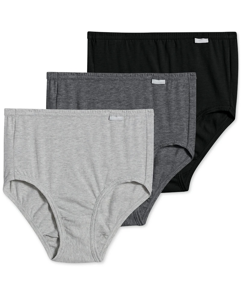 Jockey Elance Brief 3 Pack Underwear 1484, 1486 Extended Sizes