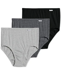 Jockey Elance Brief 3 Pack Underwear 1484, 1486 Extended Sizes