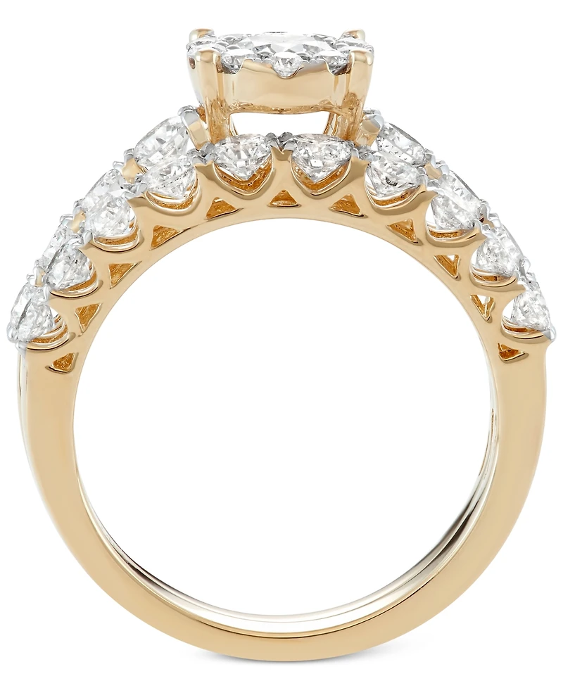 Diamond Bridal Ring Set (2 ct. t.w.) in 14k White Gold or Gold