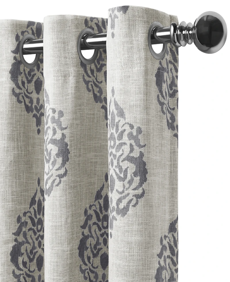 Elrene Home Fashions Navara Medallion Room Darkening Window Curtain