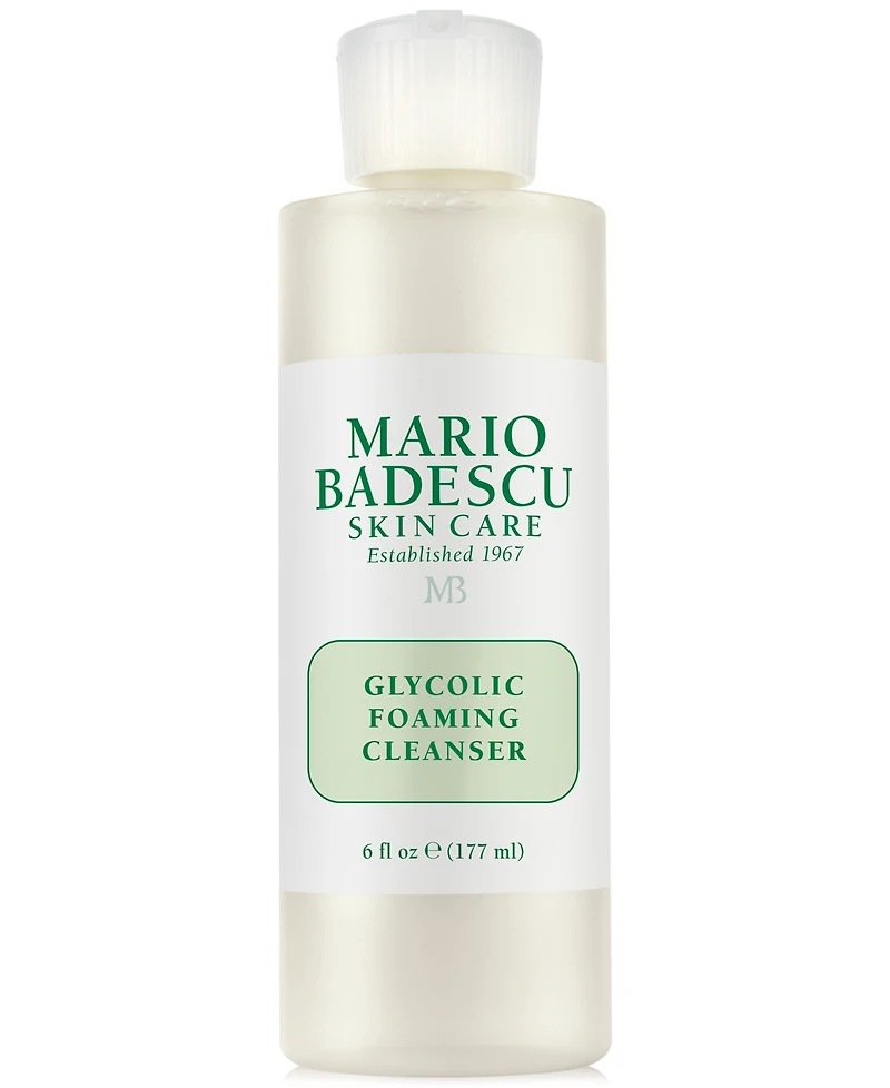 Mario Badescu Glycolic Foaming Cleanser, 6-oz.