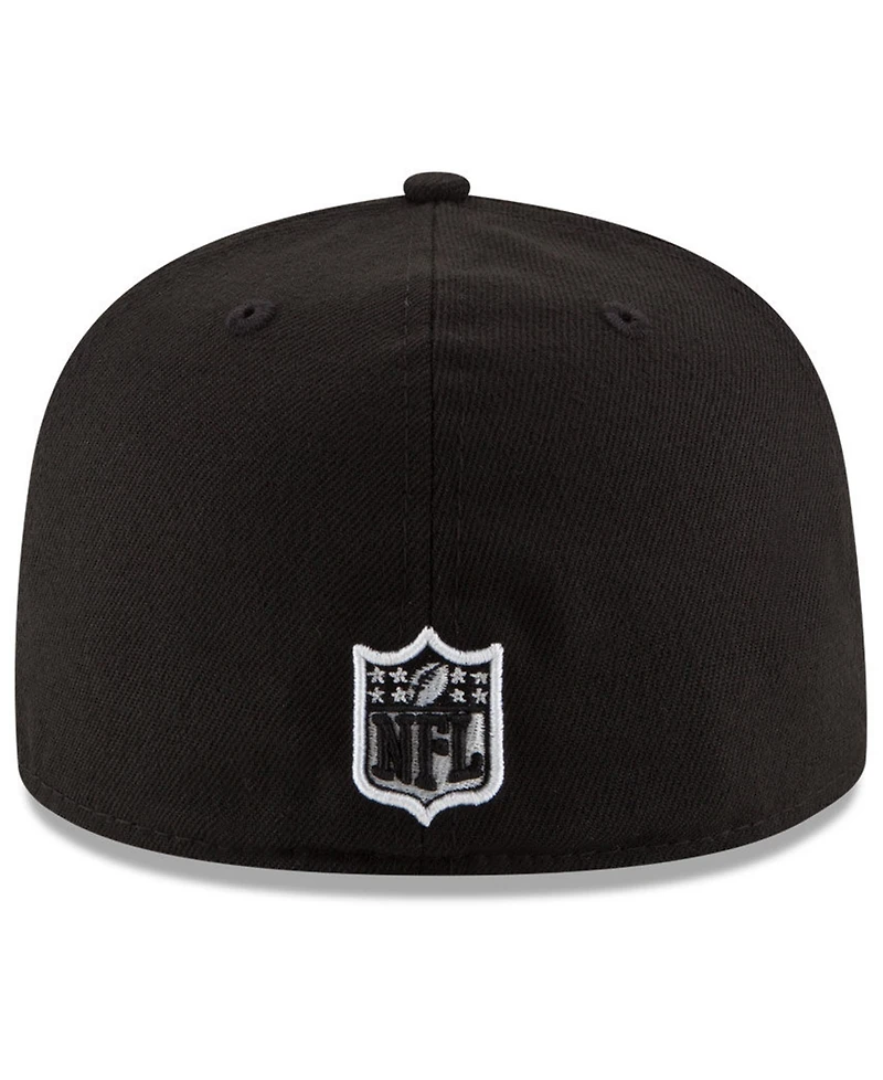 New Era Jacksonville Jaguars Chase Black White 59Fifty Fitted Cap