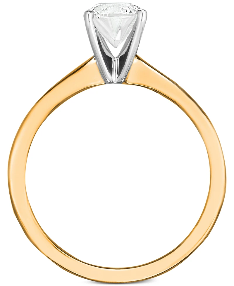 Diamond (1 ct. t.w.) Engagement Ring in 14K White, Yellow or Rose Gold