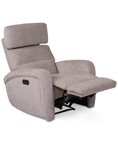 Stellarae Fabric Power Recliner with Usb, Created for Macy's