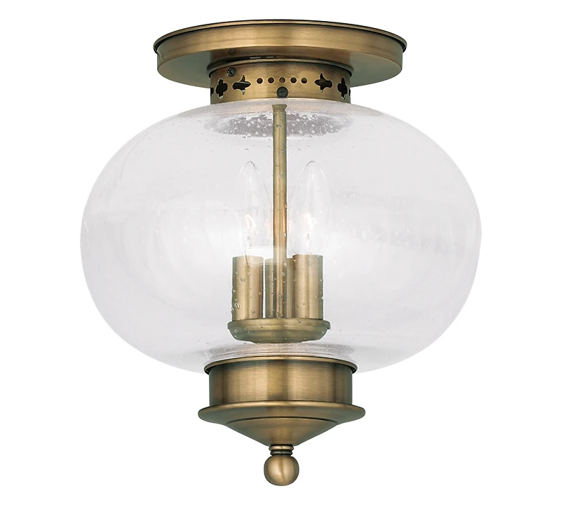Livex Harbor 3-Light Flush Mount