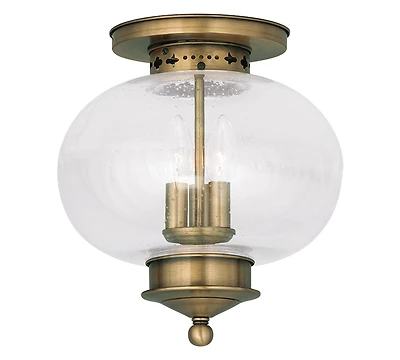 Livex Harbor 3-Light Flush Mount