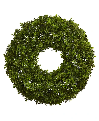 Nearly Natural 22" Boxwood Wreath