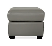 Orid Leather Ottoman, Created for Macy's