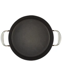 Anolon Nouvelle Copper Luxe Hard-Anodized Nonstick Cookware Set, 3-Piece, Sable